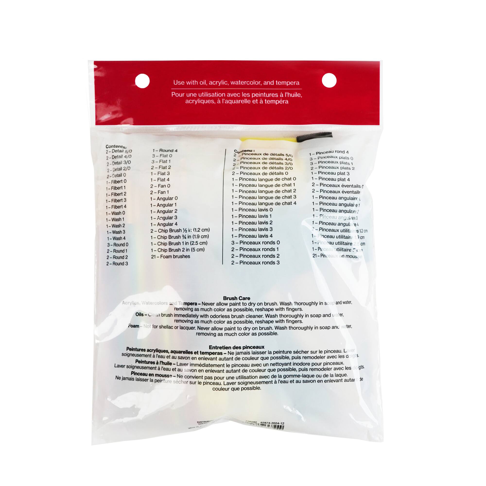 Multi-Purpose 75 Piece Brush Set by Craft Smart®
